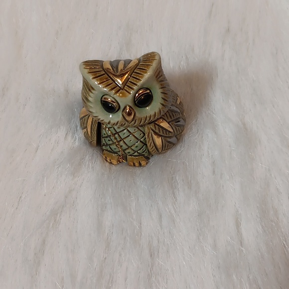 Rinconada De Rosa Artesania Handcrafted Owl Figurine 🦉 - Picture 1 of 11